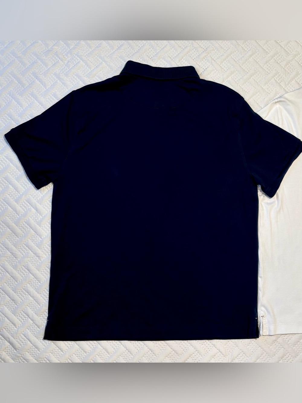 Banana Republic Men's Polo Trio - Navy, White & Black - Picture 6 of 8